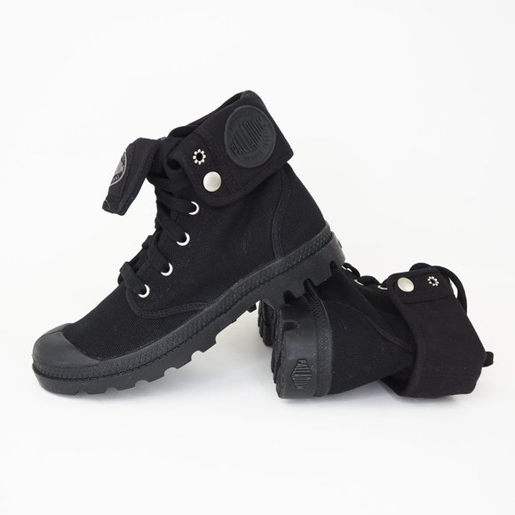 Palladium Other - Palladium Boys Shoes Baggy Varsity Black